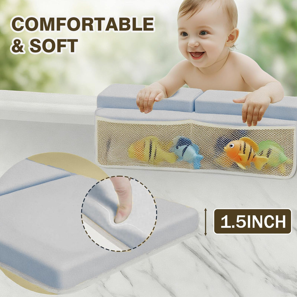 WEXIO knee pad with non-slip base for stable bathing on wet floors.