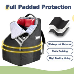 WEXIO square storage bag with reflective strip for low light safety.