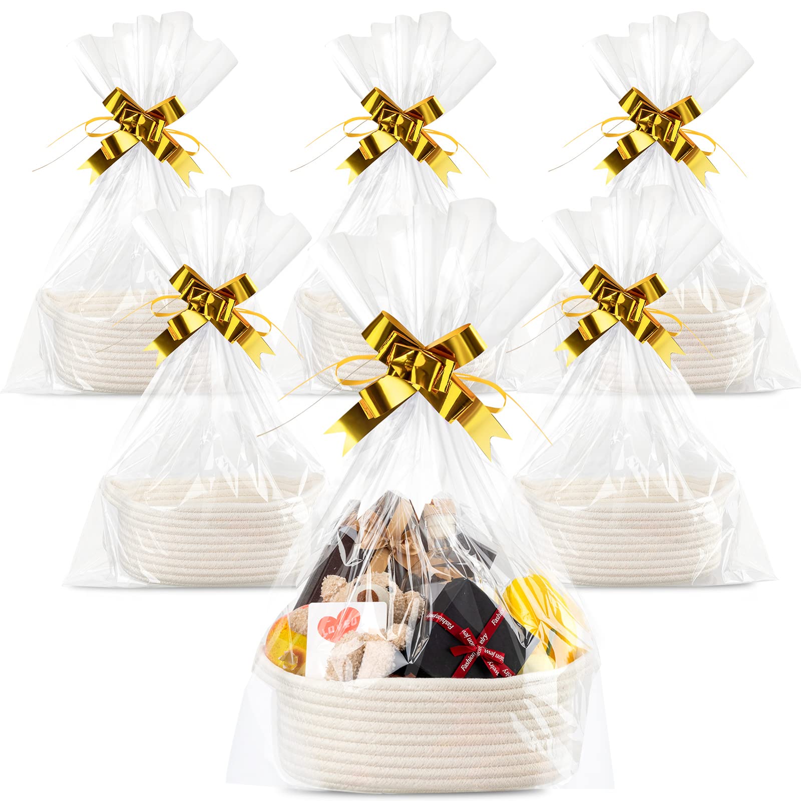 Weysat christmas small woven basket set for gifting.