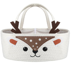 Weysat cute deer diaper caddy assembled for organized nursery storage and easy access