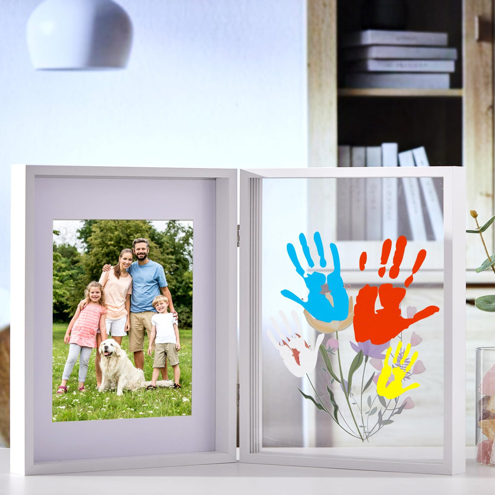 Weysat contents include transparent sheets, paints, brush, and twine for keepsakes