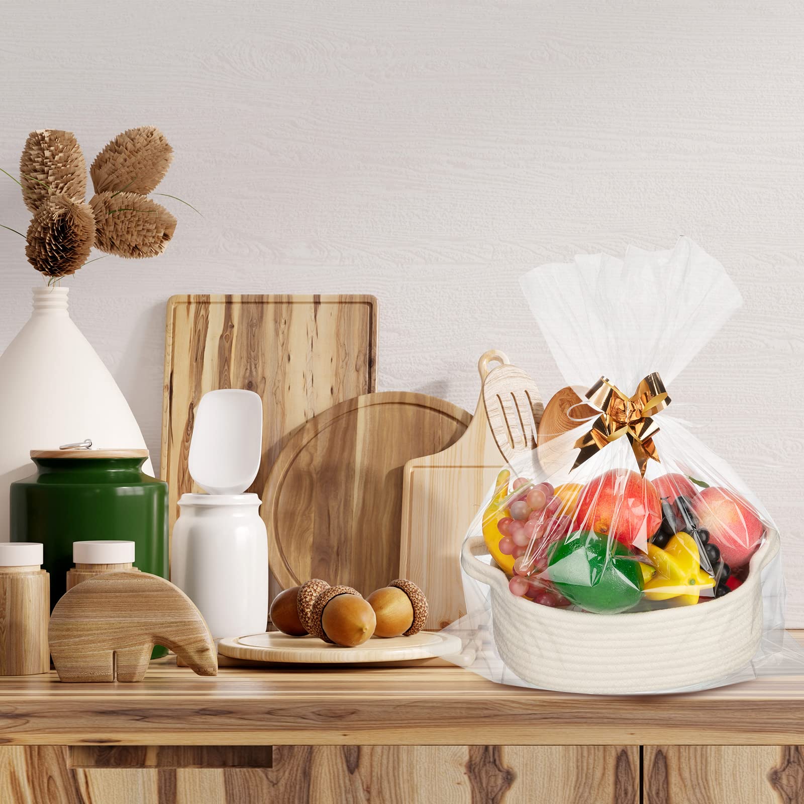 Weysat stackable space-saving baskets fit compact layouts.