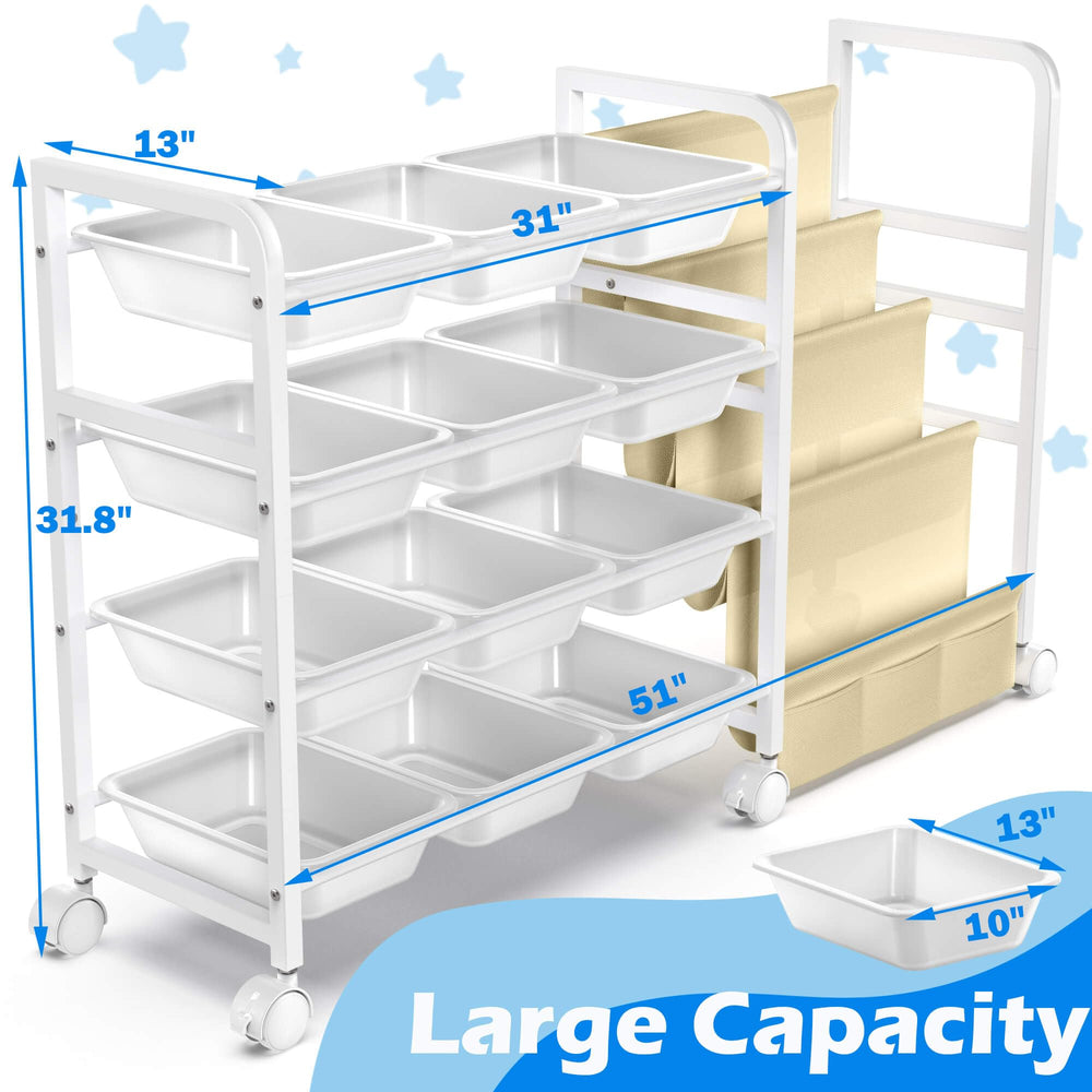 WGOHOSE six wheels enable smooth mobility with two lockable wheels