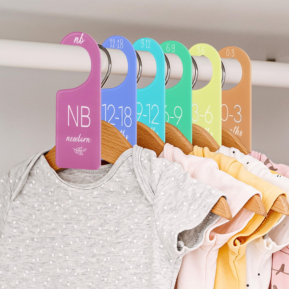 Eight-piece set designed for age ranges from newborn to toddler.