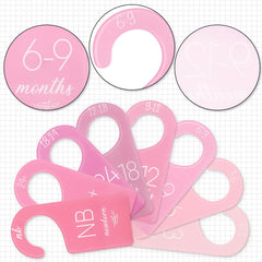 Whaline acrylic divider with writable area for nursery customization