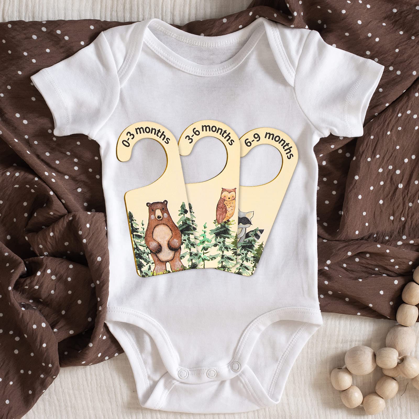 Whaline woodland design dividers make a thoughtful baby shower gift