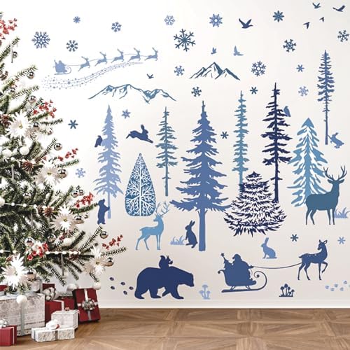 Whaline DIY friendly forest scene stickers invite family creativity without mess