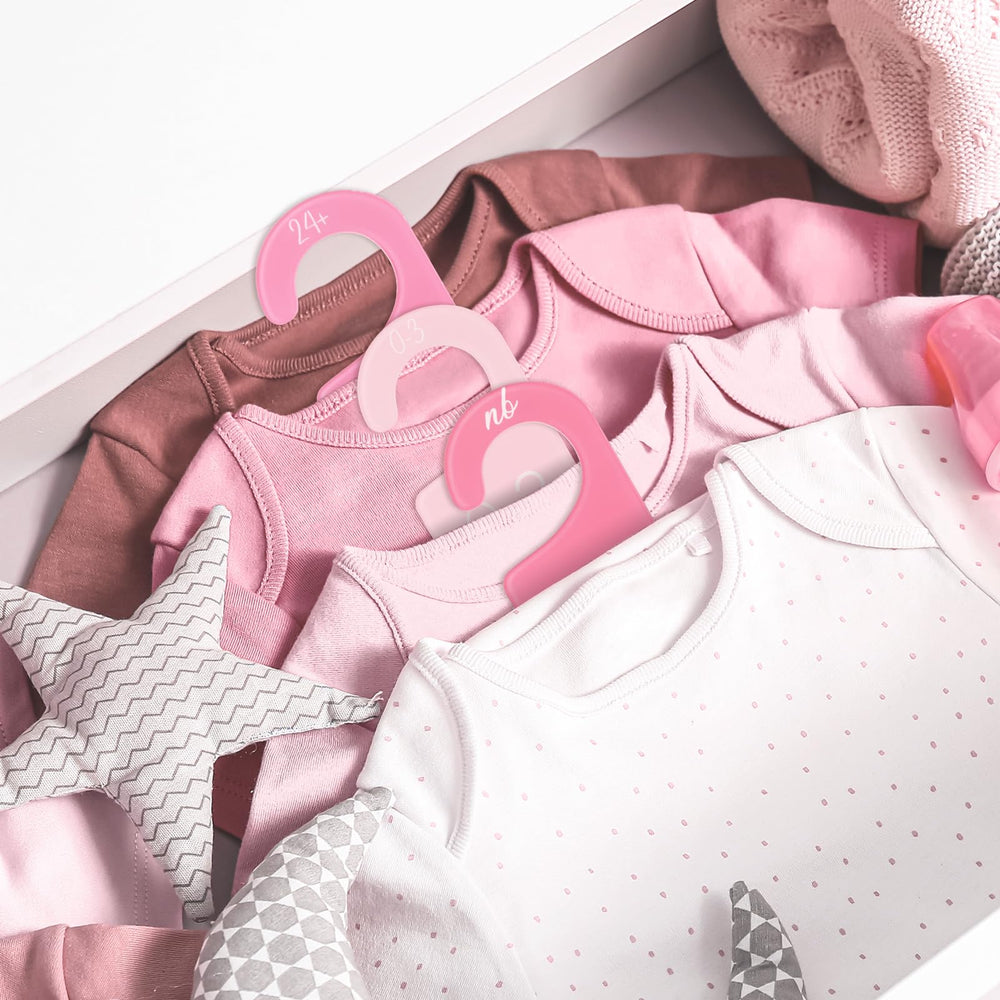 Whaline pink baby closet divider ideal as a thoughtful baby shower gift