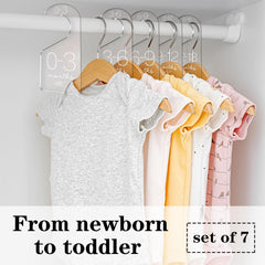 Whaline wardrobe organizer dividers slide onto closet rods for quick access