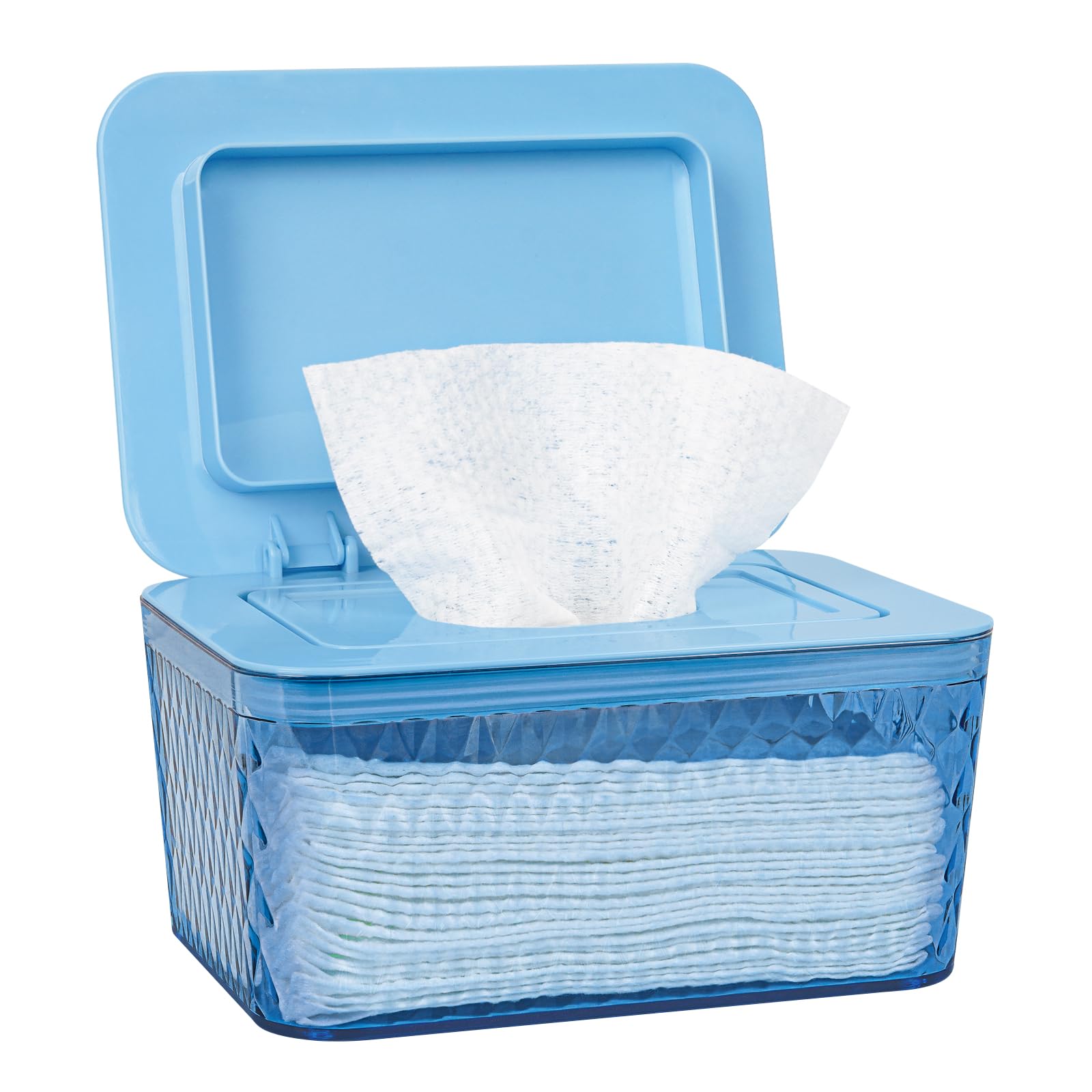 Whiidoom wipes dispenser with clear view shows remaining wipes for easy refills.