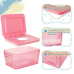 Whiidoom wipes dispenser clear window showcases remaining wipes for timely refills
