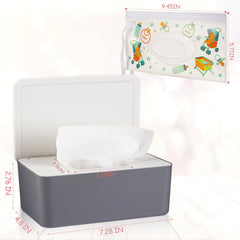 Whiidoom wipes dispenser closed cover prevents moisture loss for longer-lasting wipes