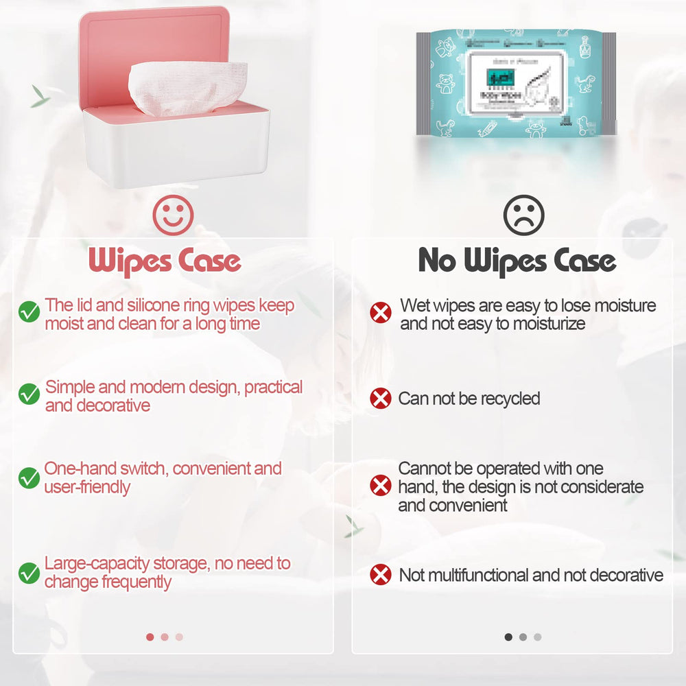 Whiidoom wipes dispenser with cover design minimizes moisture loss