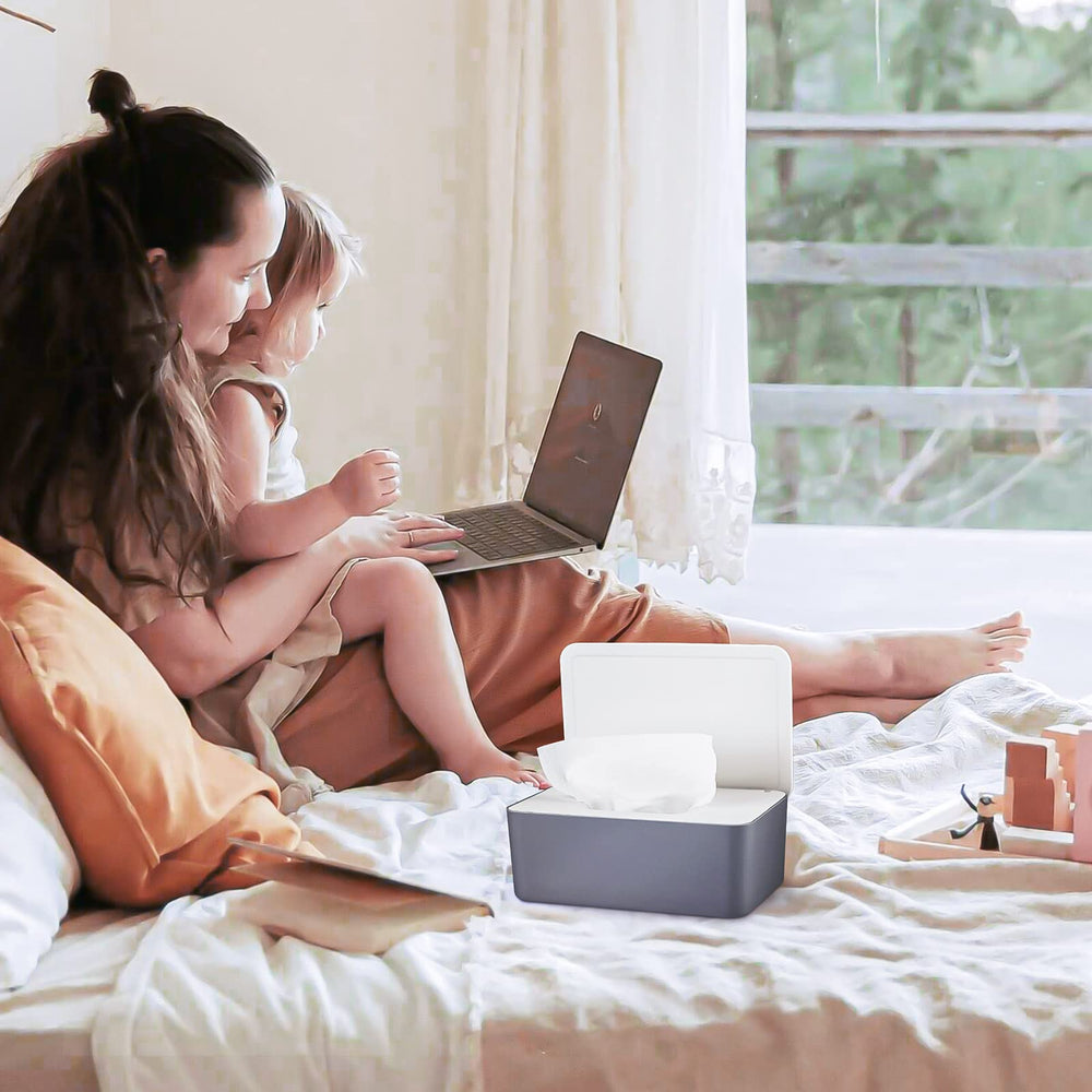 Whiidoom wipes dispenser easy pull ensures quick diaper changes on the go