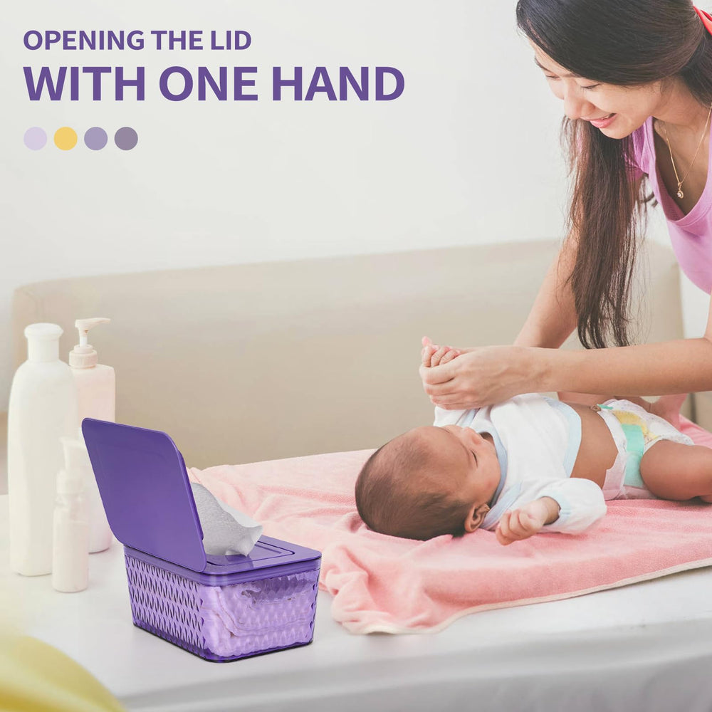 Whiidoom wipes dispenser large capacity holds at least 80 wipes for busy days.