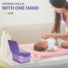 Whiidoom wipes dispenser large capacity holds at least 80 wipes for busy days.