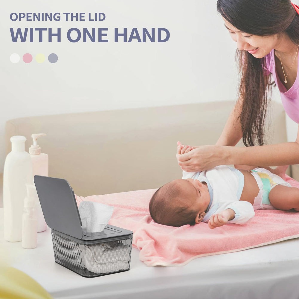 Whiidoom large-capacity holder fits at least 80 wipes for long use.