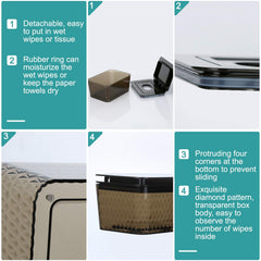 Whiidoom large-capacity wipe case holds 80+ wipes for busy days