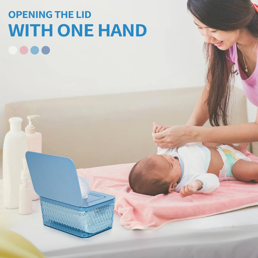 Whiidoom wipes dispenser large-capacity holds 80 wipes for busy days.