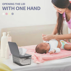 Whiidoom large-capacity holder fits at least 80 wipes for long use.