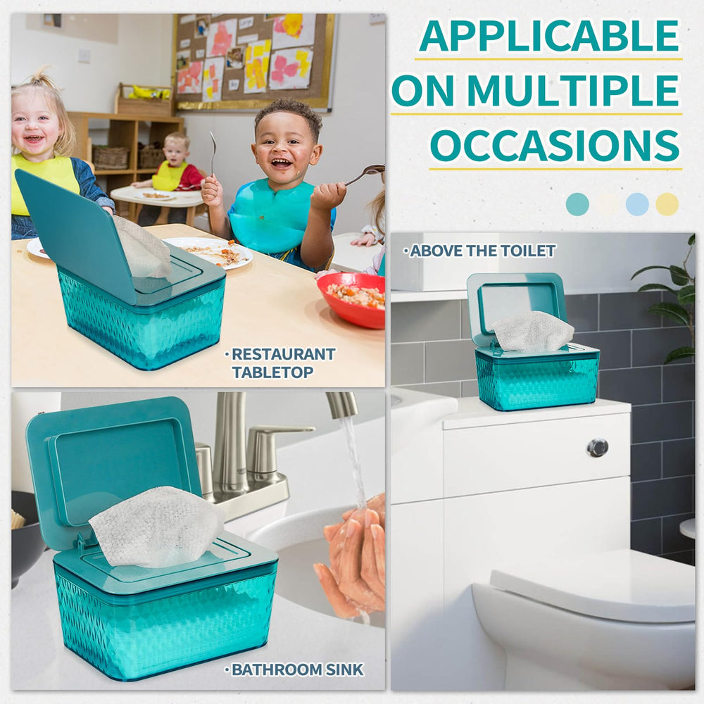 Whiidoom wipes dispenser blends into any room with decor-friendly styling.