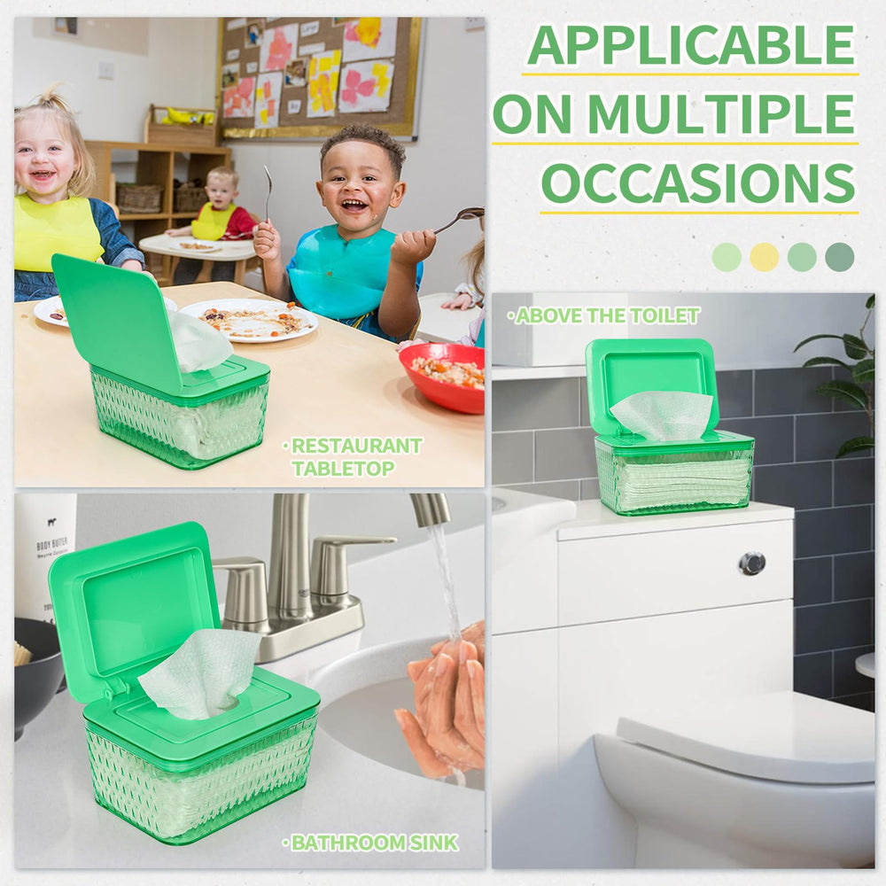 Whiidoom wipes dispenser fits in multiple spaces for versatile storage.