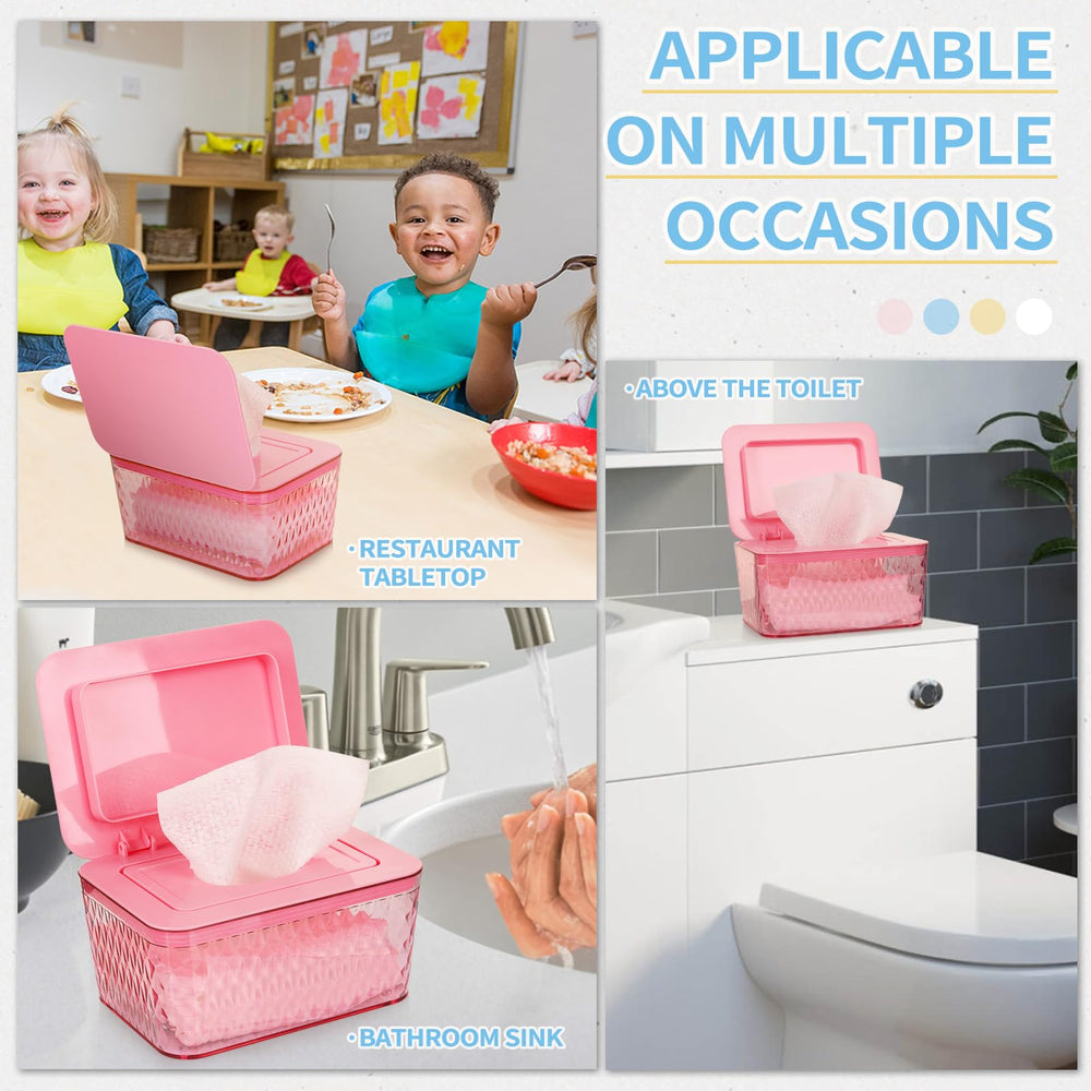 Whiidoom wipes dispenser multiroom use suitable for baby, bathroom, and kitchen organization