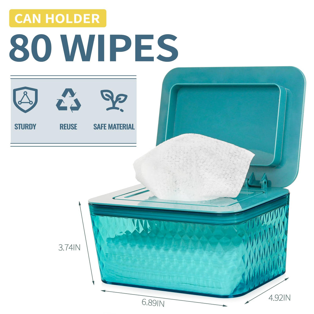 Whiidoom wipes dispenser in use with one hand for quick access