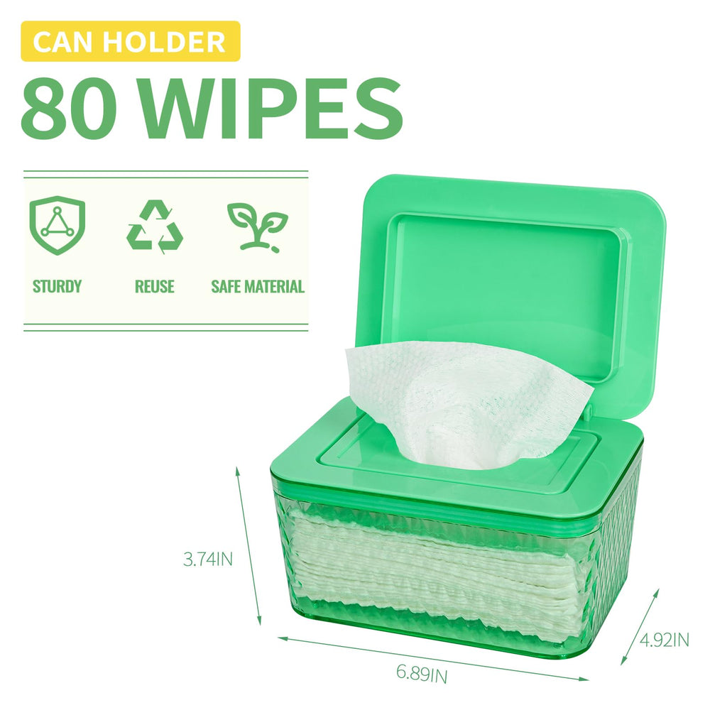 Whiidoom wipes dispenser allows one-handed use during diaper changes.