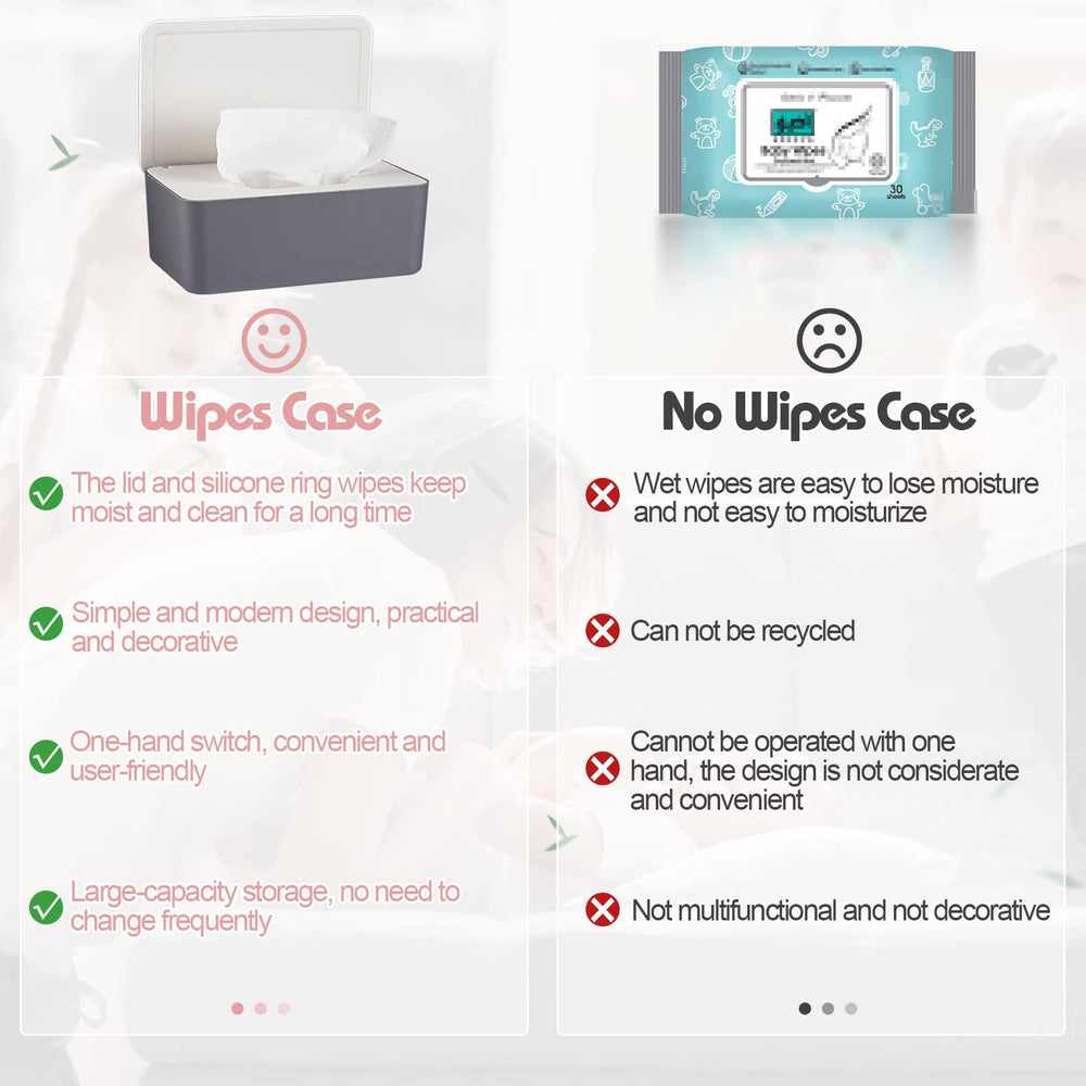 Whiidoom wipes dispenser removable design makes refilling effortless