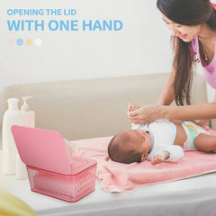 Whiidoom wipes dispenser seal-design triple-thick keeps moisture and freshness