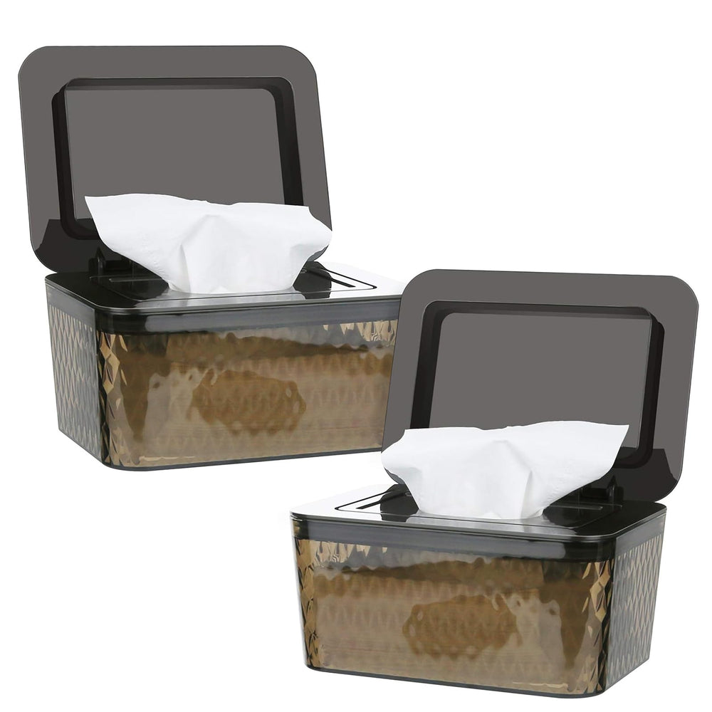 Whiidoom wipes dispenser transparent design shows remaining wipes for timely refills at a glance