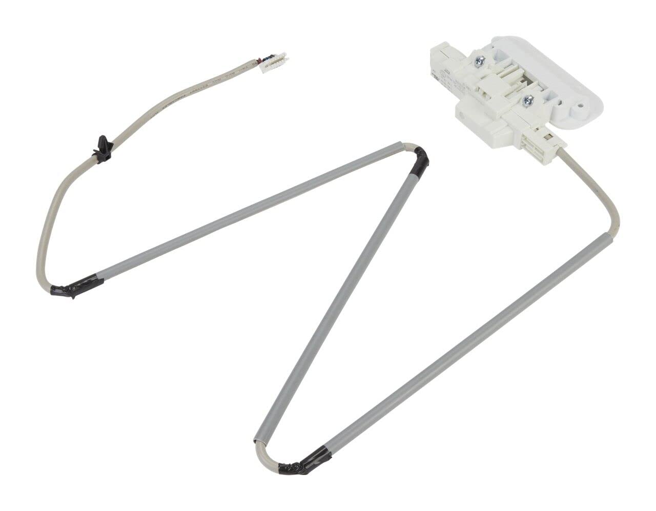 Whirlpool W10810403 lock front view demonstrates authentic OEM part for secure operation.
