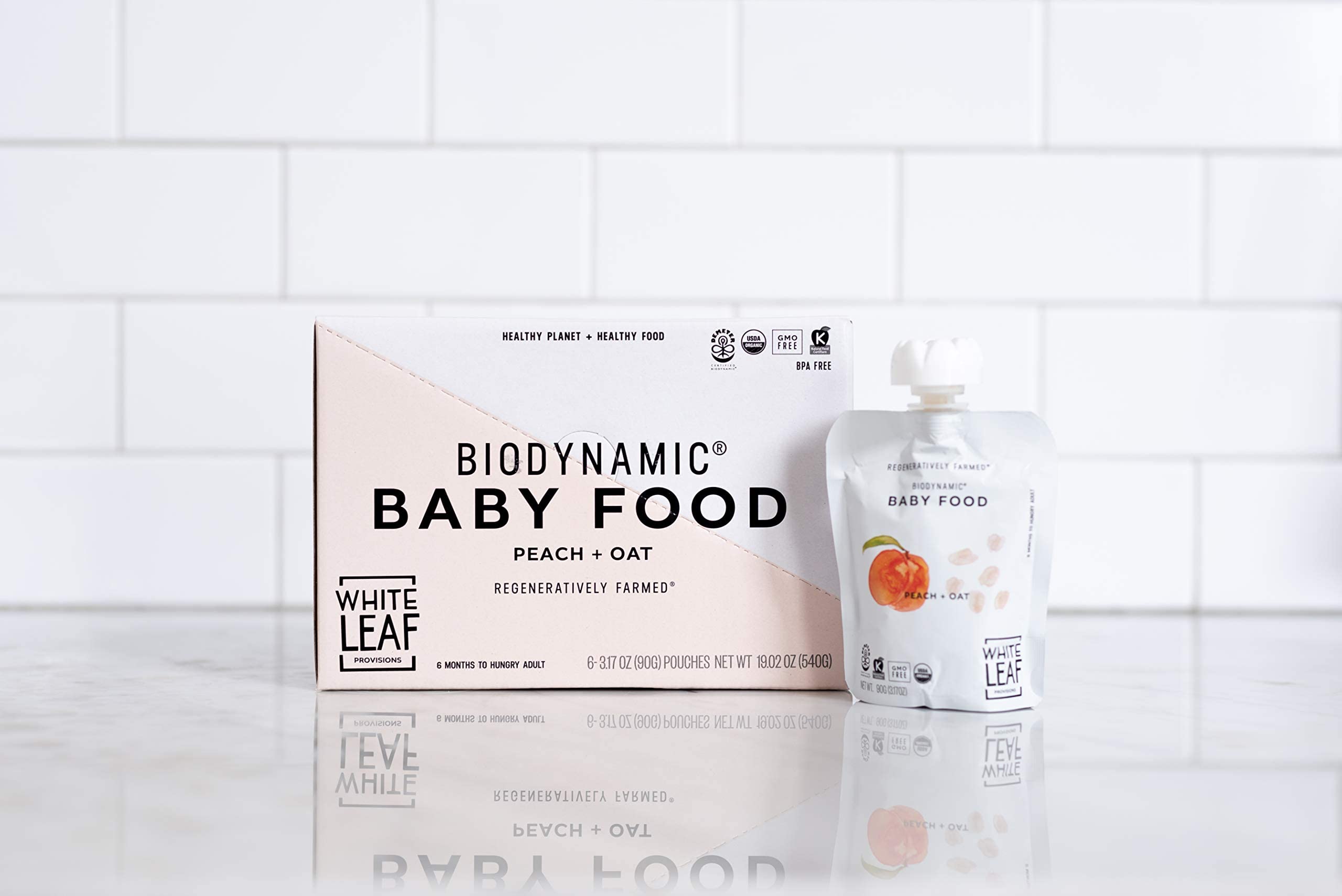 White Leaf Provisions 6-pack box for convenient family snacks.
