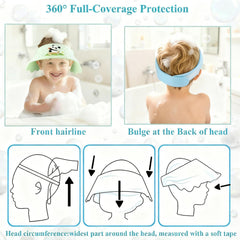White Rabbit lightweight cap is travel-friendly for on-the-go baths