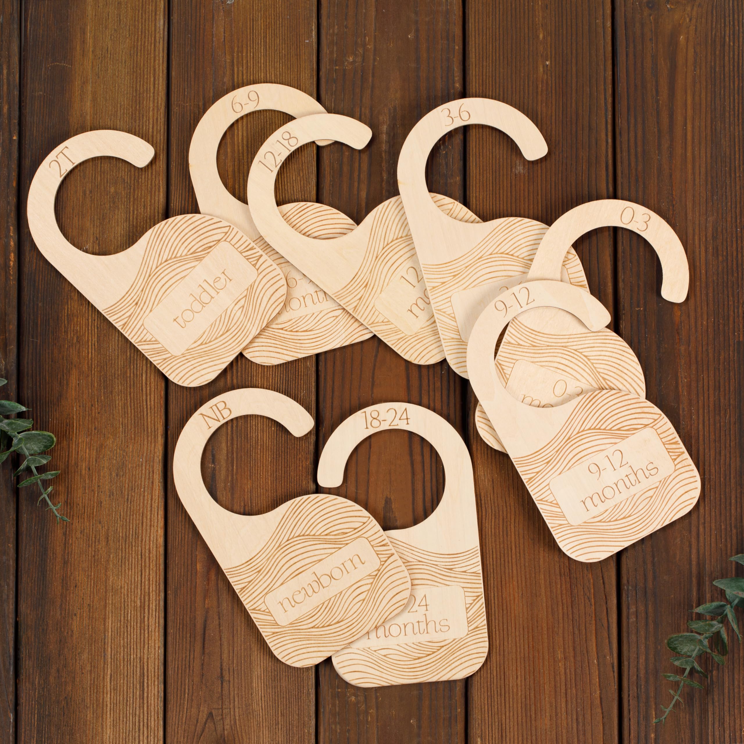 Whitluck's Baby Closet Dividers dimension 6.25 by 3.5 inches fits easily in most closets.
