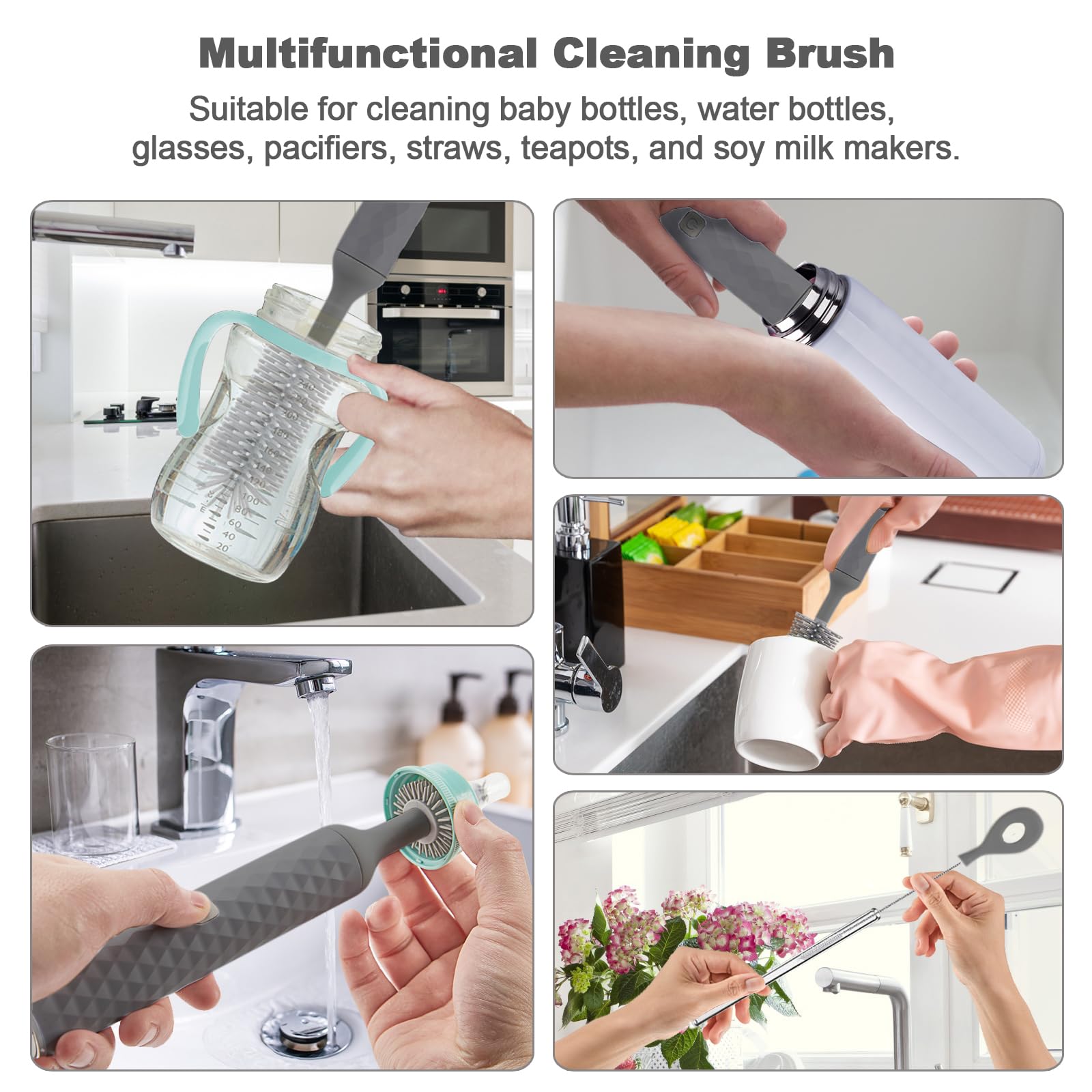 WHNL replaceable brush heads enabling long-lasting hygienic cleaning with easy swaps