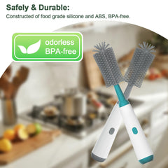 WHNL bottle brush nipple brush cleans small parts precisely
