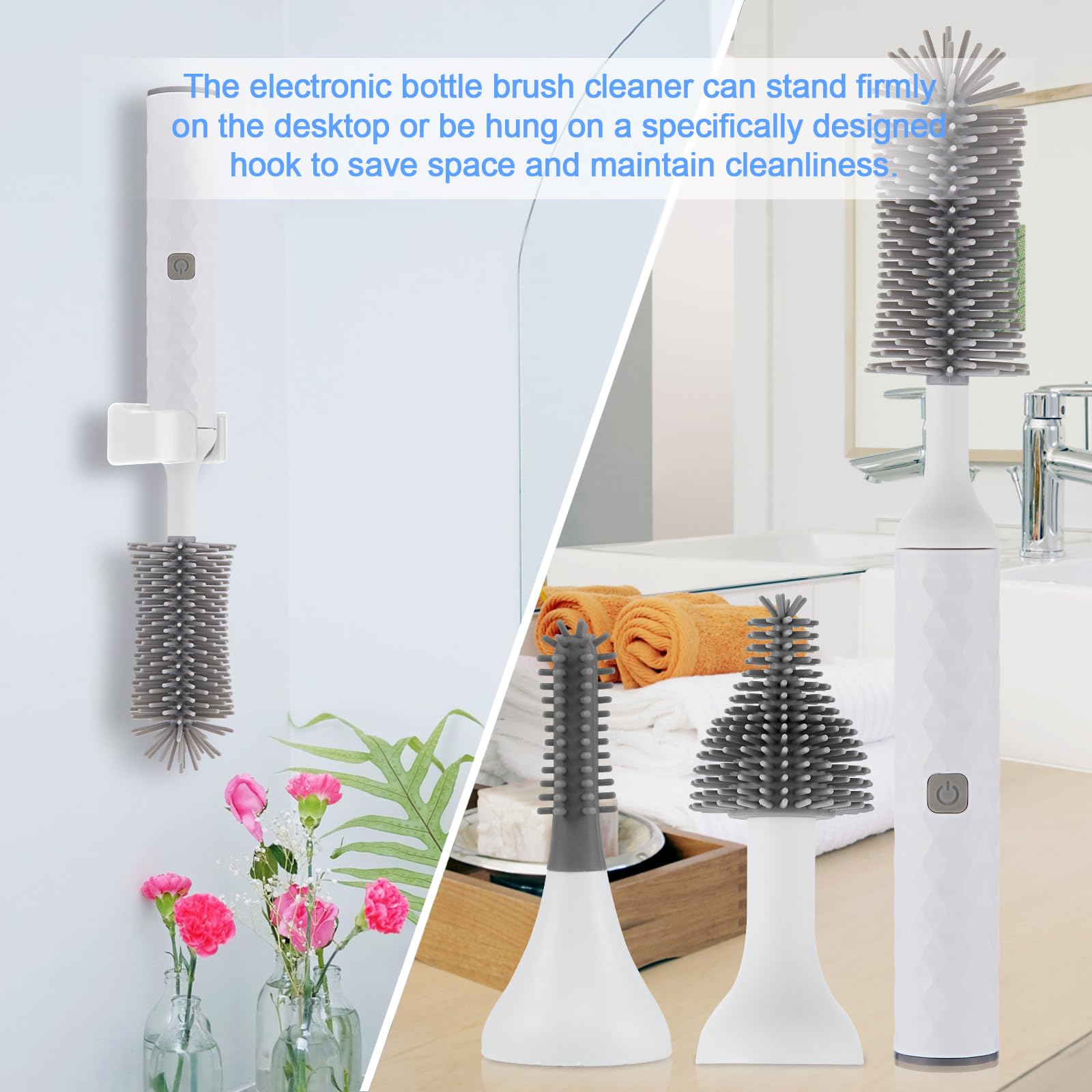 WHNL replaceable heads extend brush life and simplify care