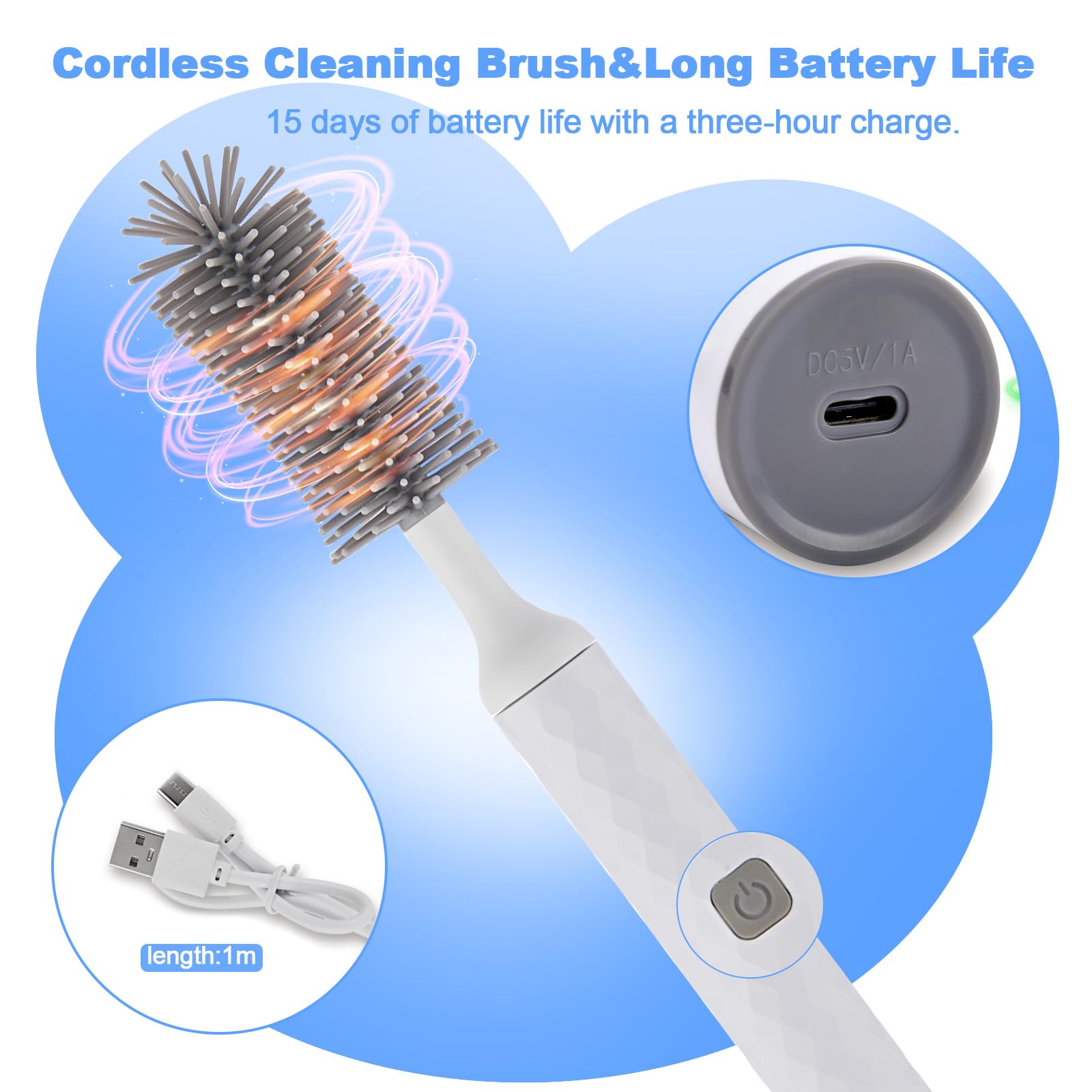 WHNL straw cleaner makes straw cleaning quick and easy
