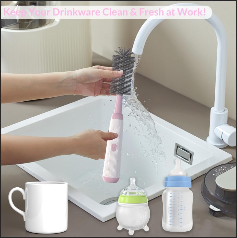 WHNL crevice brush reaches tight crevices for complete interior cleaning.