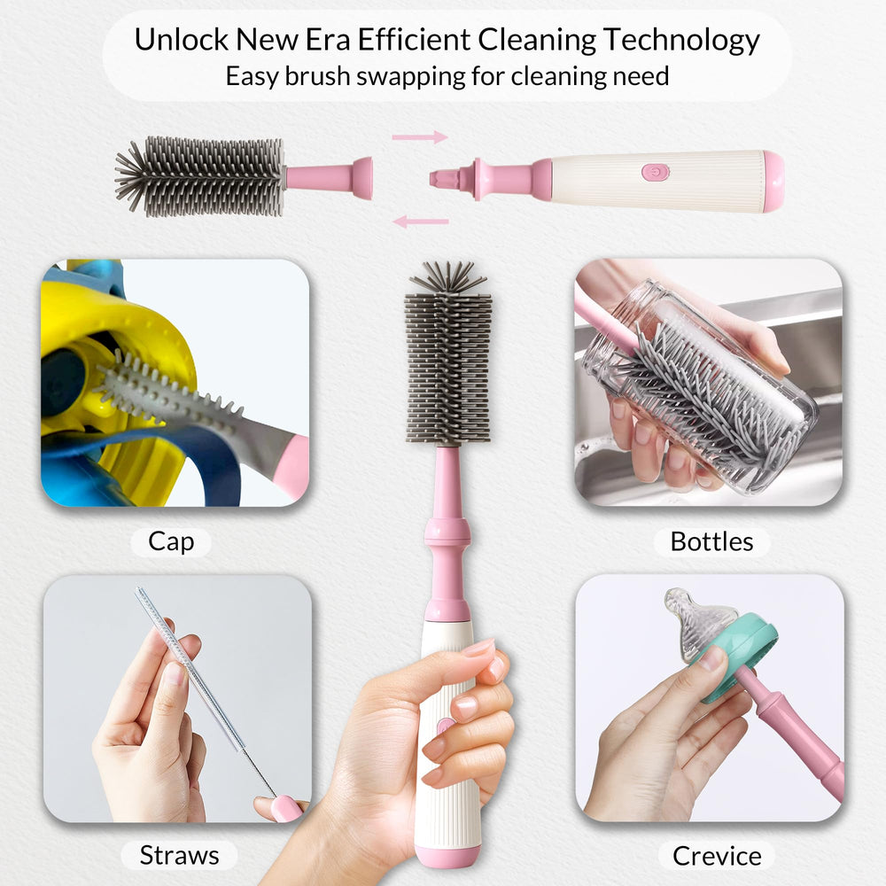 WHNL dispensing bottle in use for easy cleaning sessions.