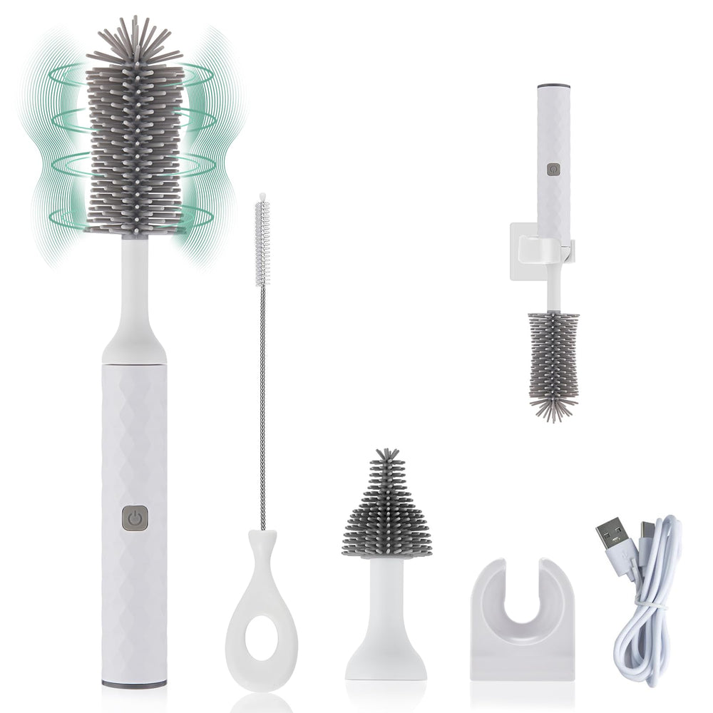 WHNL rechargeable bottle brush handle for quick bottle cleaning