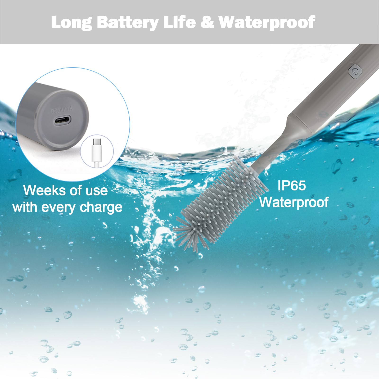 WHNL waterproof design supports cleaning in water-safe environments.