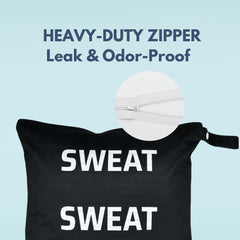 Whole Works wet bag machine washable design for easy cleaning after workouts.