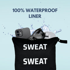 Whole Works wet bag shows waterproof material for gym and travel use.