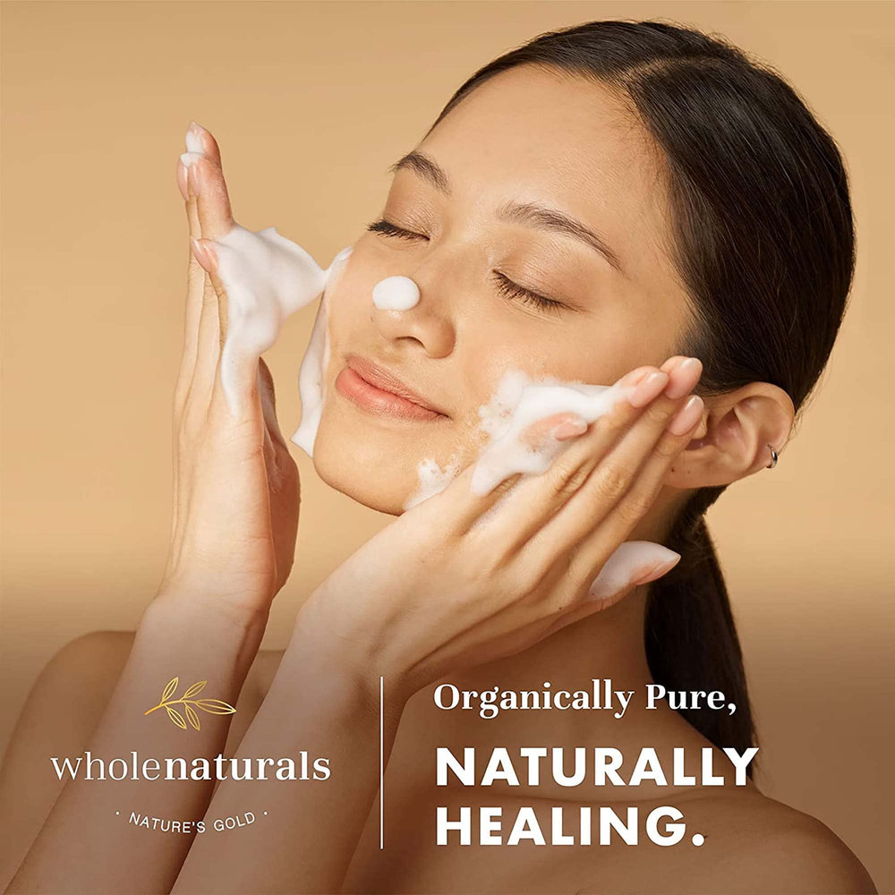 WHOLENATURALS Unscented Castile bottle — gentle, fragrance-free for sensitive skin.
