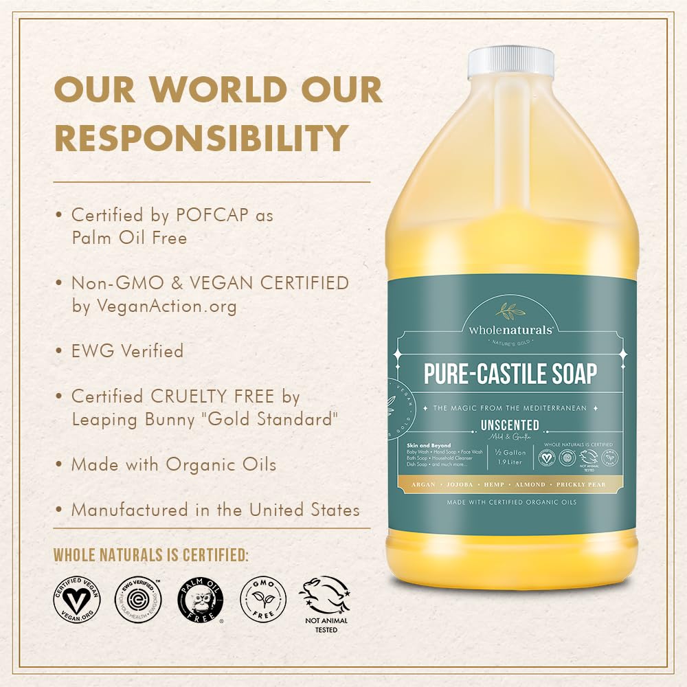 Wholenaturals vegan cruelty-free certification badge signals ethical, plant-based cleansing