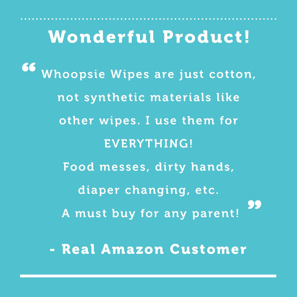Whoopsie Wipes on-the-go travel use is bag-friendly.