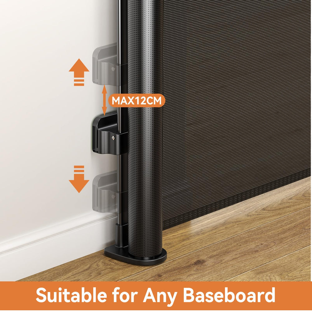 WHTOR gate in kitchen doorway supports safe family foot traffic